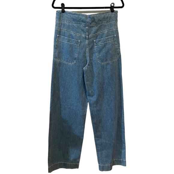 Rag & Bone The Massive Paperbag Waist Macrame Belt High Rise Jean sz 24 - Picture 2 of 13